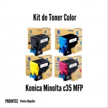 Kit de Tóner Minolta C35 MFP    C, M, Y, K 